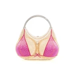 Judith Leiber Bust Pink Bikini - Judith Leiber Crystal Clutch - Luxury Evening Bag - Shop at Coveti