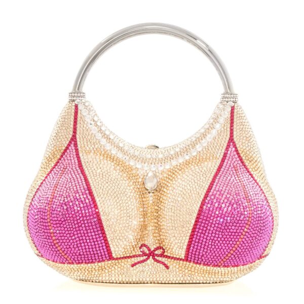 Judith Leiber Bust Pink Bikini - Judith Leiber Crystal Clutch - Luxury Evening Bag - Shop at Coveti