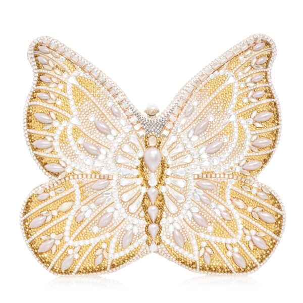 Judith Leiber Butterfly Pearly - Judith Leiber Crystal Clutch - Luxury Evening Bag - Shop at Coveti