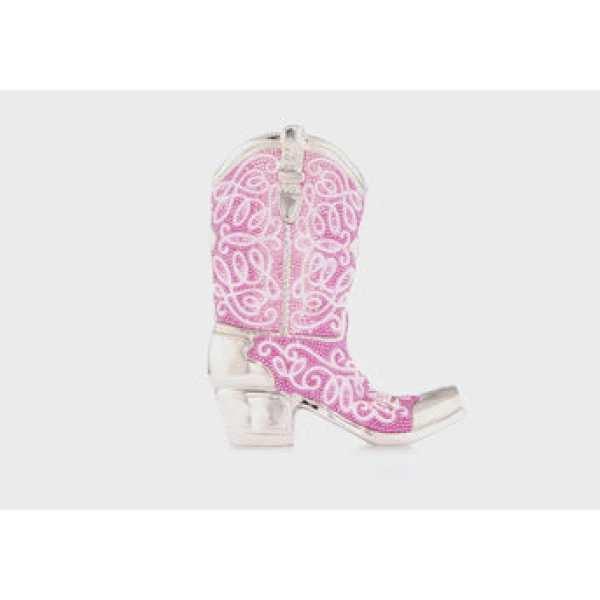 Judith Leiber Cowboy Boot Austin Pink Purse - Judith Leiber Crystal Clutch - Luxury Evening Bag - Shop at Coveti