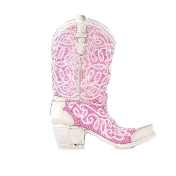Judith Leiber Cowboy Boot Austin Pink Purse - Judith Leiber Crystal Clutch - Luxury Evening Bag - Shop at Coveti