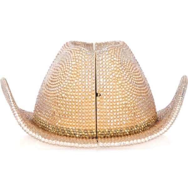 Judith Leiber Cowboy Hat Cheyenne Purse - Judith Leiber Crystal Clutch - Luxury Evening Bag - Shop at Coveti