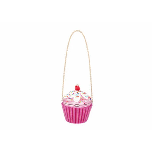 Judith Leiber Cupcake Cherry - Judith Leiber Crystal Clutch - Luxury Evening Bag - Shop at Coveti