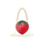 Judith Leiber Designer Strawberry Handbag - Judith Leiber Crystal Clutch - Luxury Evening Bag - Shop at Coveti