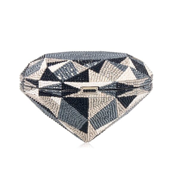 Judith Leiber Diamond Black - Judith Leiber Crystal Clutch - Luxury Evening Bag - Shop at Coveti