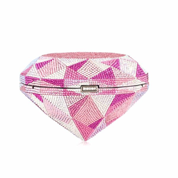 Judith Leiber Diamond Pink - Judith Leiber Crystal Clutch - Luxury Evening Bag - Shop at Coveti
