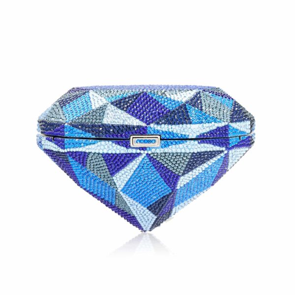 Judith Leiber Diamond Sapphire - Judith Leiber Crystal Clutch - Luxury Evening Bag - Shop at Coveti