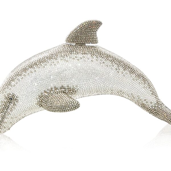 Judith Leiber Dolphin Phin - Judith Leiber Crystal Clutch - Luxury Evening Bag - Shop at Coveti