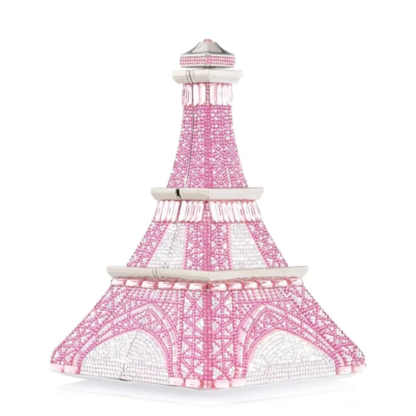 Judith Leiber Eiffel Tower Parisian Dream - Judith Leiber Crystal Clutch - Luxury Evening Bag - Shop at Coveti