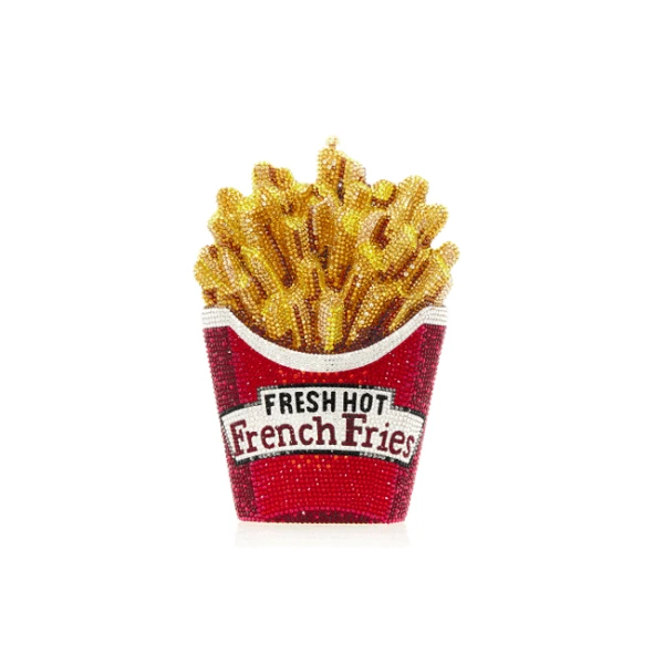 Judith Leiber French Fries Fresh And Hot - Judith Leiber Crystal Clutch - Luxury Evening Bag - Shop at Coveti