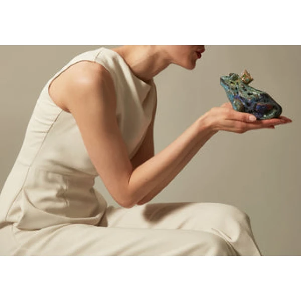 Judith Leiber Frog Prince Charming - Judith Leiber Crystal Clutch - Luxury Evening Bag - Shop at Coveti