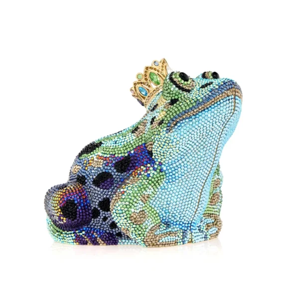 Judith Leiber Frog Prince Charming - Judith Leiber Crystal Clutch - Luxury Evening Bag - Shop at Coveti