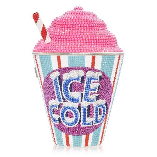 Judith Leiber Frozen Drink Ice Cold - Judith Leiber Crystal Clutch - Luxury Evening Bag - Shop at Coveti