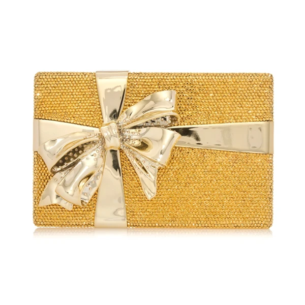 Judith Leiber Gift Box Surprise Gold