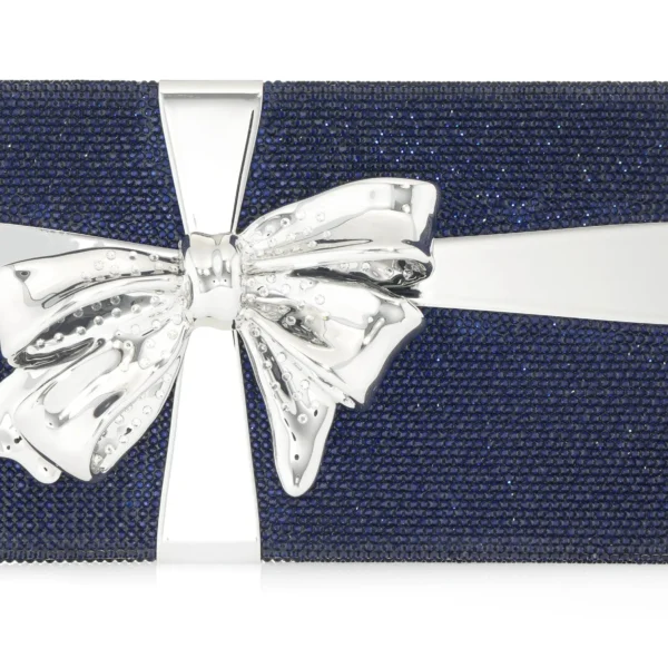 Judith Leiber Gift Box Surprise Navy - Judith Leiber Crystal Clutch - Luxury Evening Bag - Shop at Coveti