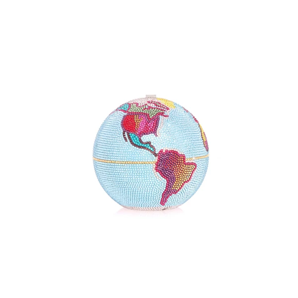 Judith Leiber Globe Hayden Planetarium Blue