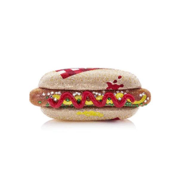 Judith Leiber Hot Dog Handbag - Judith Leiber Crystal Clutch - Luxury Evening Bag - Shop at Coveti