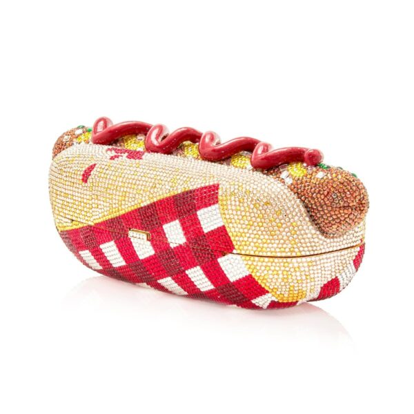 Judith Leiber Hot Dog Handbag - Judith Leiber Crystal Clutch - Luxury Evening Bag - Shop at Coveti
