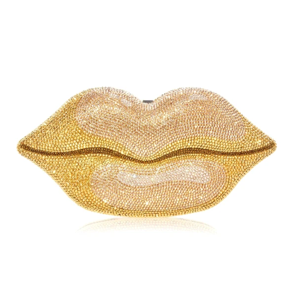 Judith Leiber Hot Lips Gold