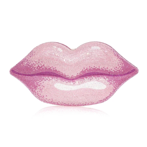 Judith Leiber Hot Lips Pink Designer Purse