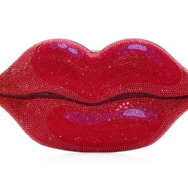 Judith Leiber Hot Lips Red - Judith Leiber Crystal Clutch - Luxury Evening Bag - Shop at Coveti