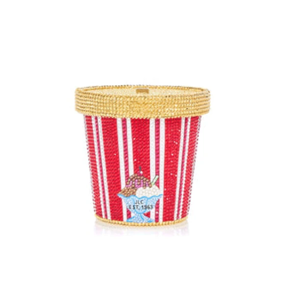 Judith Leiber Judith's Best Ice Cream Pint - Judith Leiber Crystal Clutch - Luxury Evening Bag - Shop at Coveti