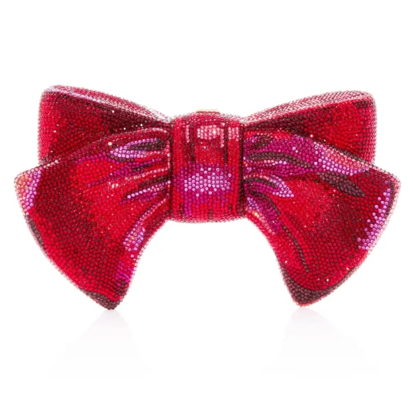 Judith Leiber Just For You Bow Red - Judith Leiber Crystal Clutch - Luxury Evening Bag - Shop at Coveti