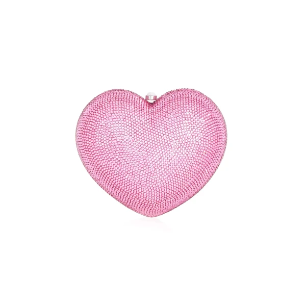 Judith Leiber L’Amour Petit Coeur Pink