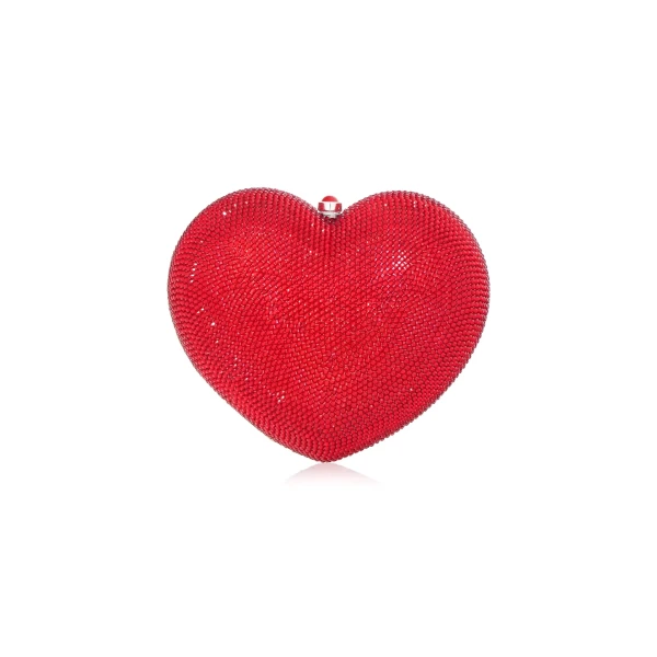 Judith Leiber L’Amour Petit Coeur Red