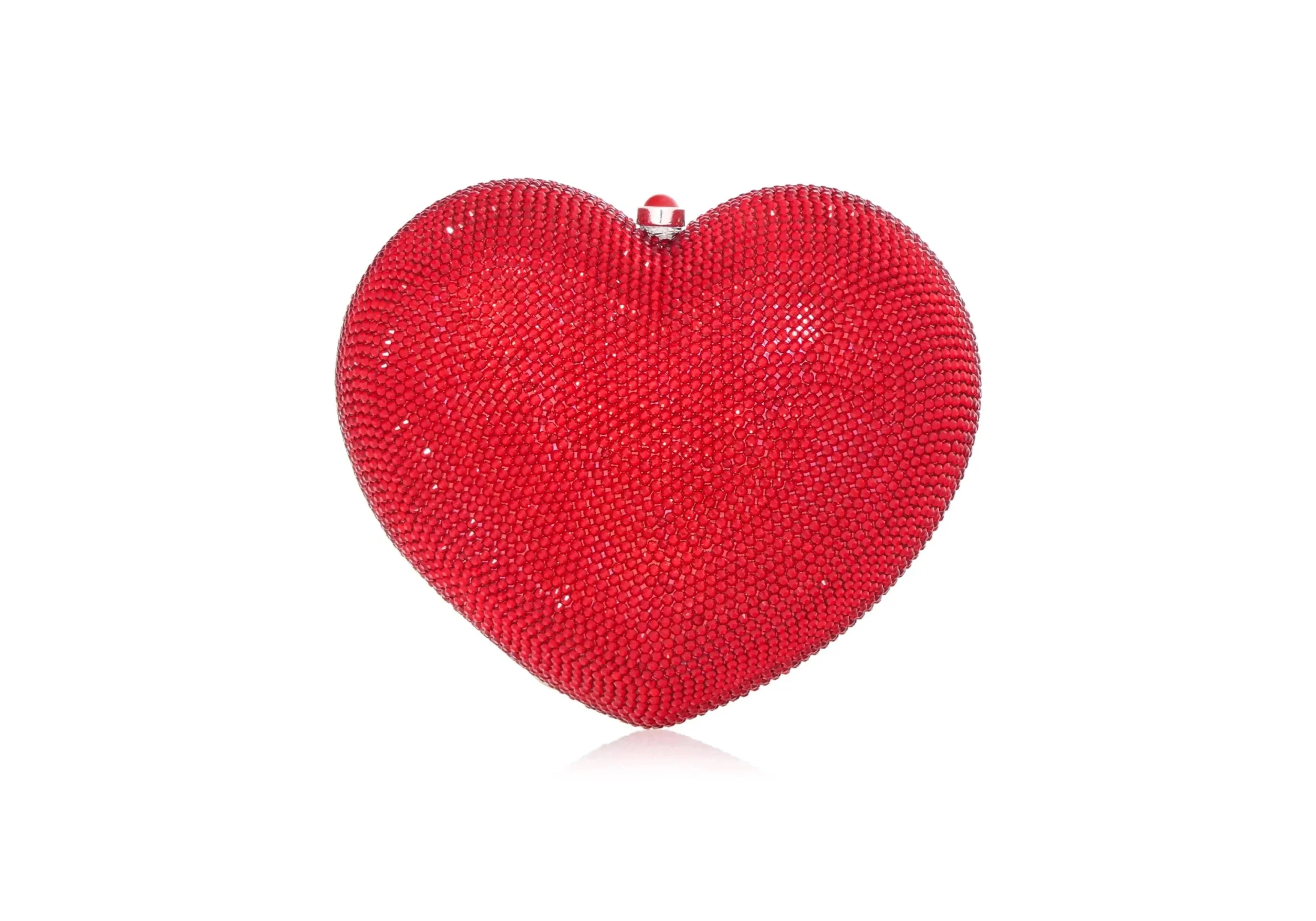 Judith Leiber L'Amour Petit Coeur Red - Judith Leiber Crystal Clutch - Luxury Evening Bag - Shop at Coveti Judith Leiber L'Amour Petit Coeur Red - Judith Leiber Crystal Clutch - Luxury Evening Bag - Shop at Coveti