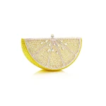 Judith Leiber Lemon Slice - Judith Leiber Crystal Clutch - Luxury Evening Bag - Shop at Coveti