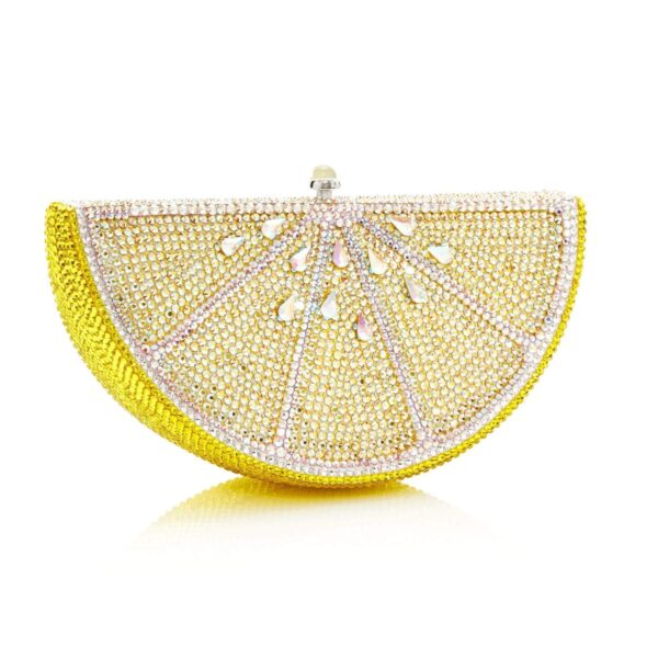 Judith Leiber Lemon Slice - Judith Leiber Crystal Clutch - Luxury Evening Bag - Shop at Coveti