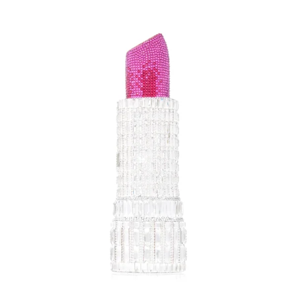 Judith Leiber Lipstick Pinkie - Judith Leiber Crystal Clutch - Luxury Evening Bag - Shop at Coveti