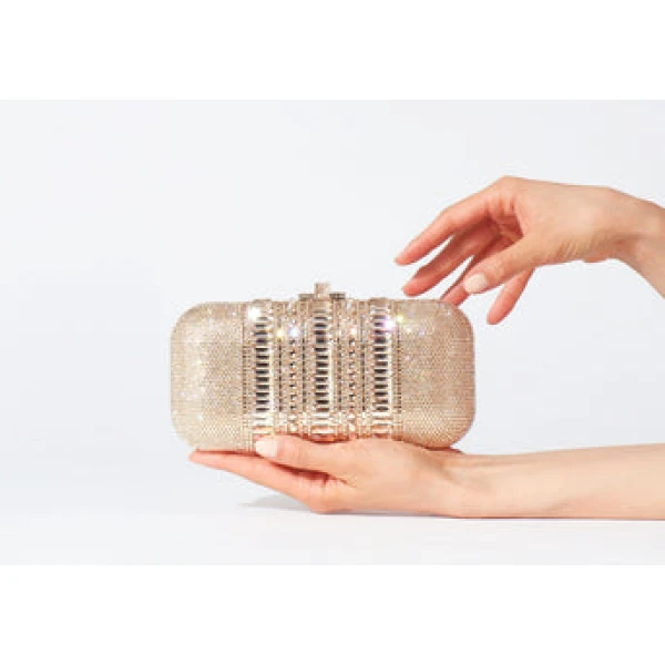 Judith Leiber Long Slide Gems Prosecco - Judith Leiber Crystal Clutch - Luxury Evening Bag - Shop at Coveti