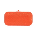 Judith Leiber Long Slide Orange - Judith Leiber Crystal Clutch - Luxury Evening Bag - Shop at Coveti