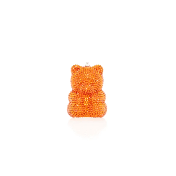 Judith Leiber Mini Gummy Bear Orange - Judith Leiber Crystal Clutch - Luxury Evening Bag - Shop at Coveti