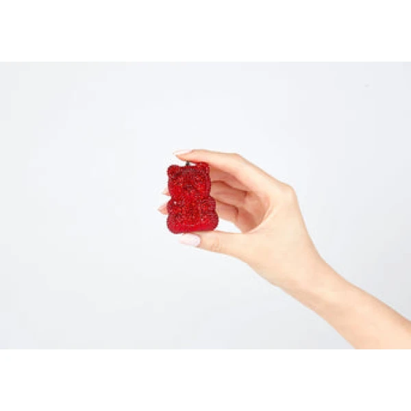 Judith Leiber Mini Gummy Bear Red - Judith Leiber Crystal Clutch - Luxury Evening Bag - Shop at Coveti