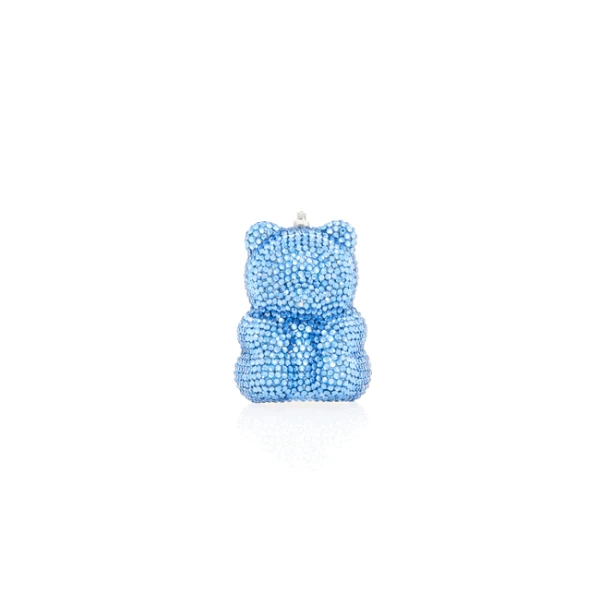Judith Leiber Mini Gummy Bear Sapphire - Judith Leiber Crystal Clutch - Luxury Evening Bag - Shop at Coveti