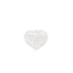 Judith Leiber Mini Heart Silver - Judith Leiber Crystal Clutch - Luxury Evening Bag - Shop at Coveti