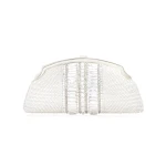Judith Leiber Mini Venetian Gems Silver - Judith Leiber Crystal Clutch - Luxury Evening Bag - Shop at Coveti