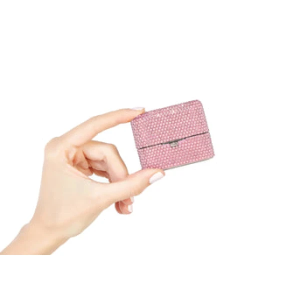 Judith Leiber Miniature Box Say Yes Pink - Judith Leiber Crystal Clutch - Luxury Evening Bag - Shop at Coveti
