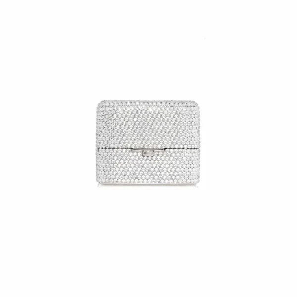 Judith Leiber Miniature Box Say Yes - Judith Leiber Crystal Clutch - Luxury Evening Bag - Shop at Coveti