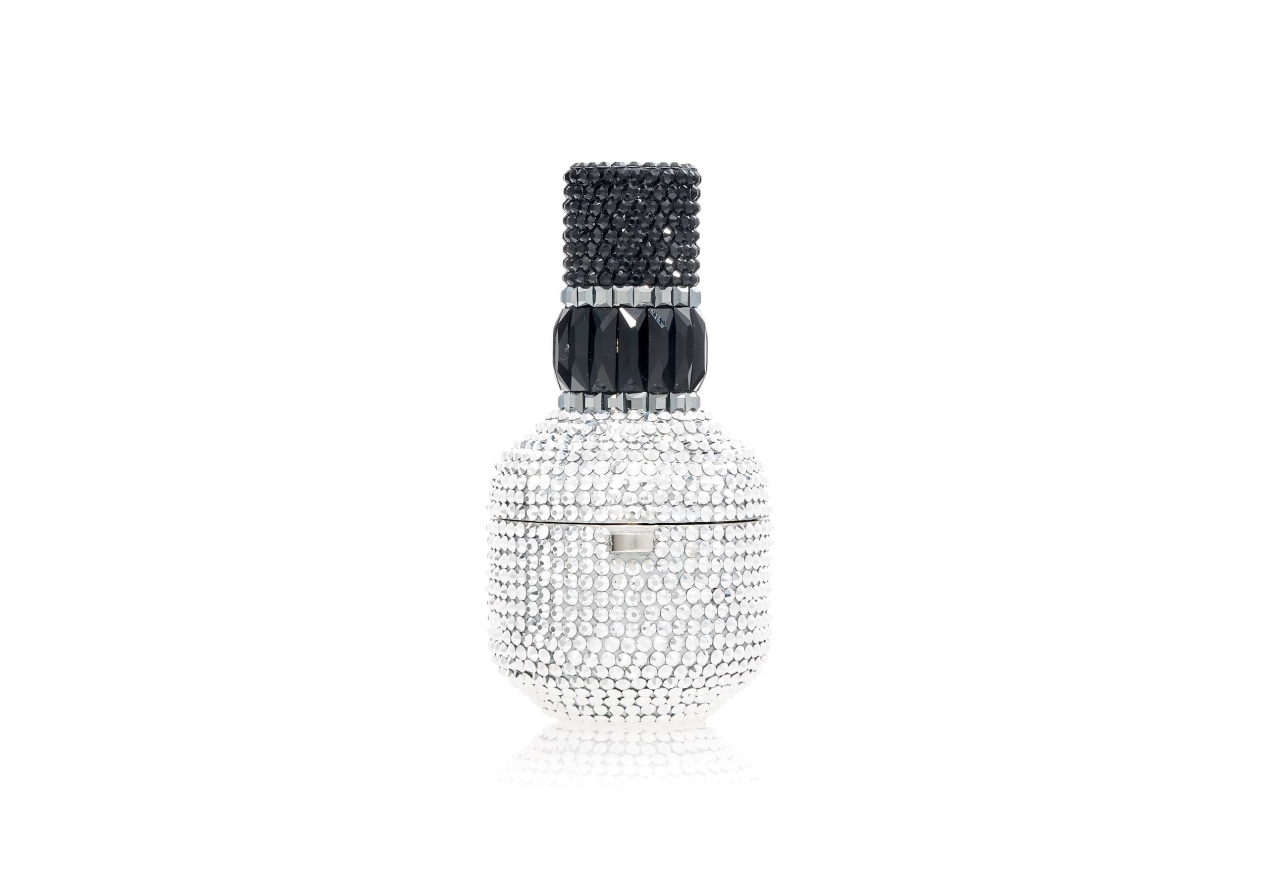 Judith Leiber Nail Polish Pillbox Chrome - Judith Leiber Crystal Clutch - Luxury Evening Bag - Shop at Coveti