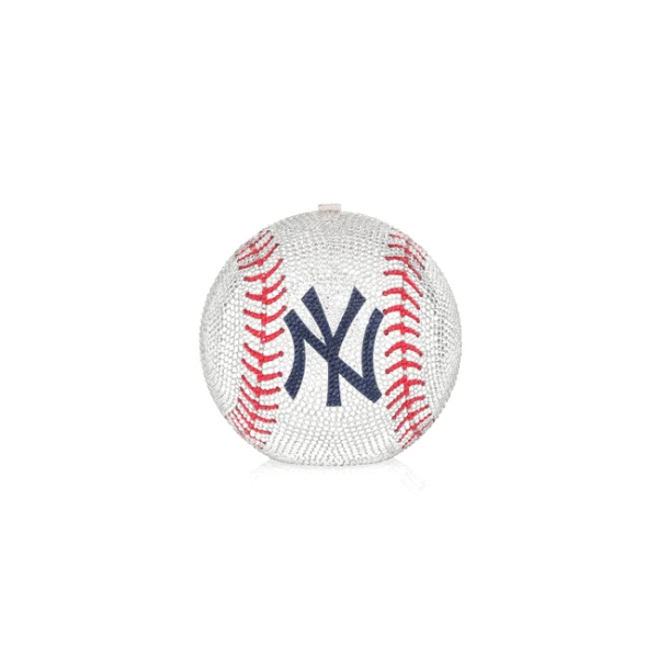 Judith Leiber New York Yankees™ Baseball Clutch - Judith Leiber Crystal Clutch - Luxury Evening Bag - Shop at Coveti