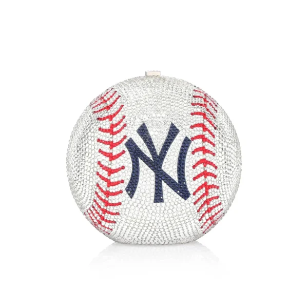 Judith Leiber New York Yankees™ Baseball Clutch - Judith Leiber Crystal Clutch - Luxury Evening Bag - Shop at Coveti