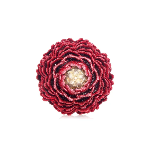 Judith Leiber Peony Flame