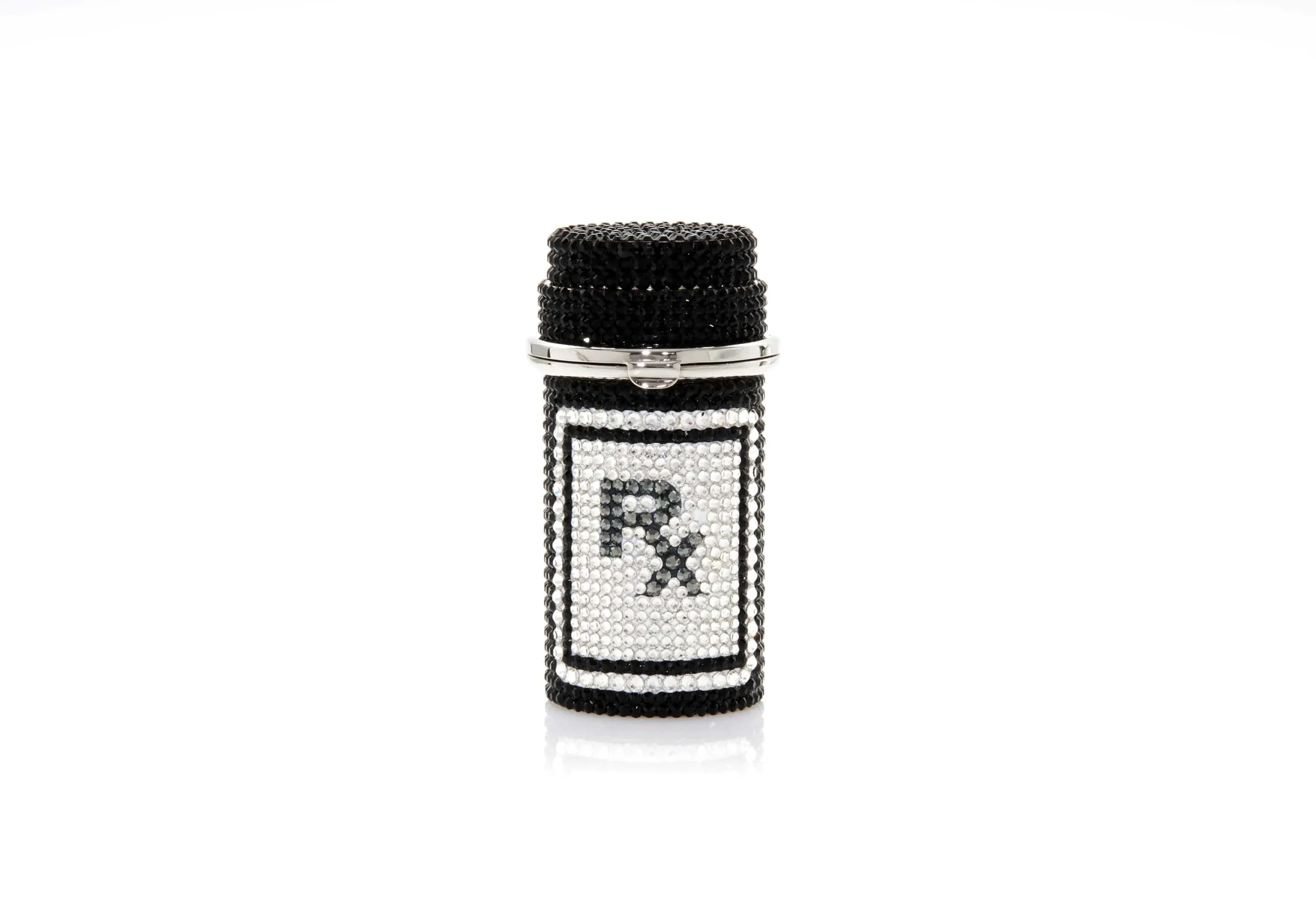 Judith Leiber Prescription Bottle Pillbox RX - Judith Leiber Crystal Clutch - Luxury Evening Bag - Shop at Coveti Judith Leiber Prescription Bottle Pillbox RX - Judith Leiber Crystal Clutch - Luxury Evening Bag - Shop at Coveti