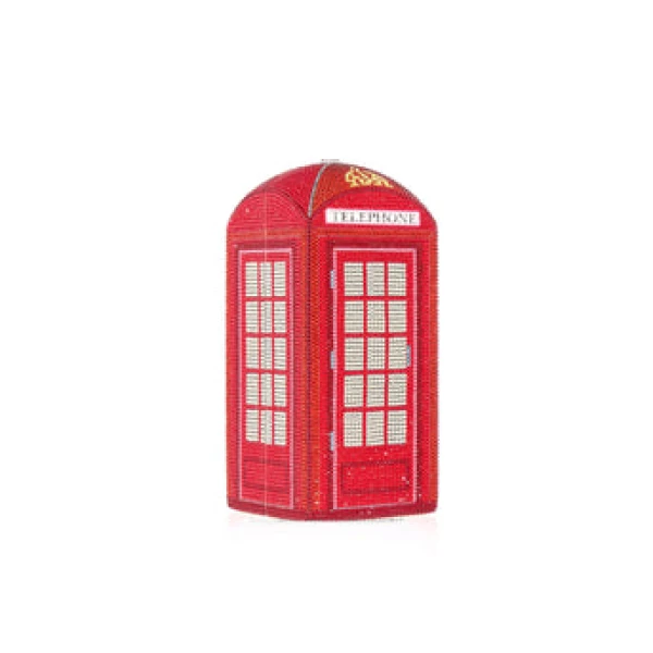 Judith Leiber Rectangle Dome London Call Red - Judith Leiber Crystal Clutch - Luxury Evening Bag - Shop at Coveti