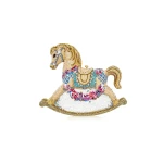 Judith Leiber Rocking Horse Penelope - Judith Leiber Crystal Clutch - Luxury Evening Bag - Shop at Coveti