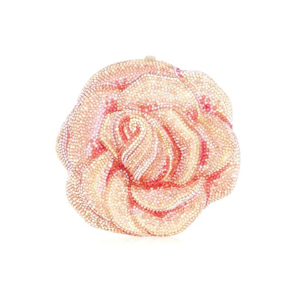 Judith Leiber Rose Apricot - Judith Leiber Crystal Clutch - Luxury Evening Bag - Shop at Coveti